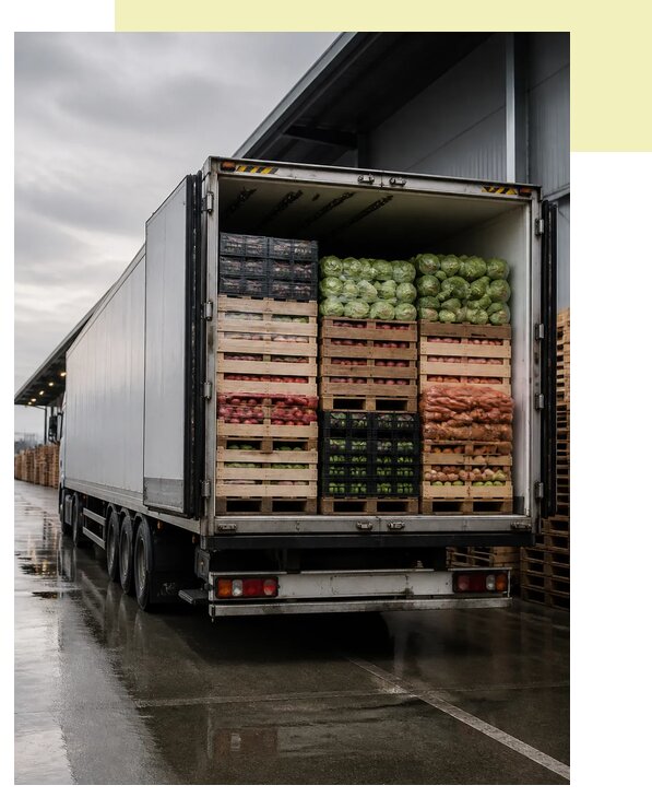 Перевозка плодоовощной продукции в Нижнекамск по цене от 5070 р. | Агросервис-Нжм
