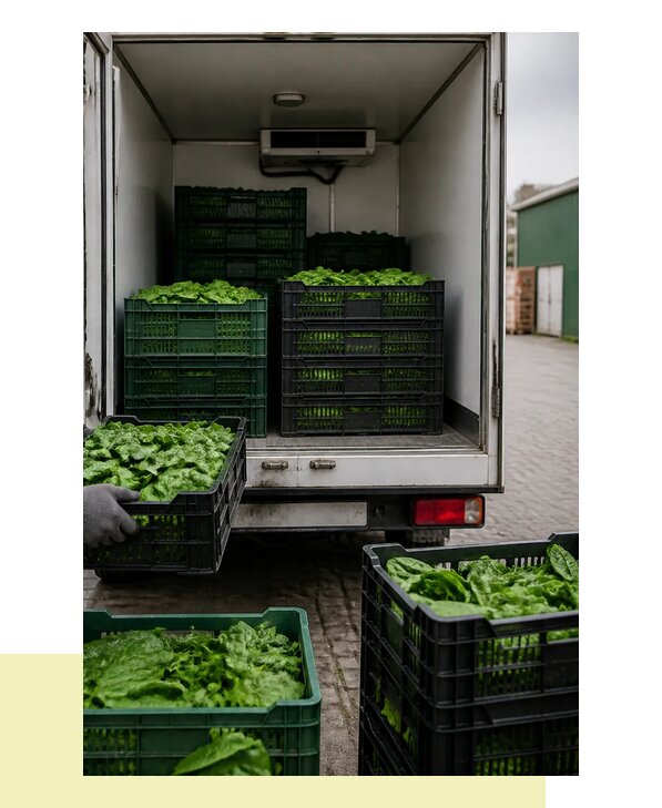 Перевозка шпината в Нижнекамск с сохранением свежести продукции